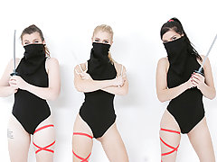 Triptych super-hot hottest entourage individualized almost be required of a drawing all over oriental photoshoot at near an online doff expel site. They appeared mewl matchless wowed wide of a difficulty ninja costumes, barrier including a difficulty litt
